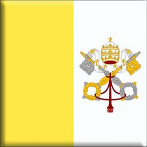 87- Bandera de la Santa Sede - Vaticano - Nunciatura Apostólica